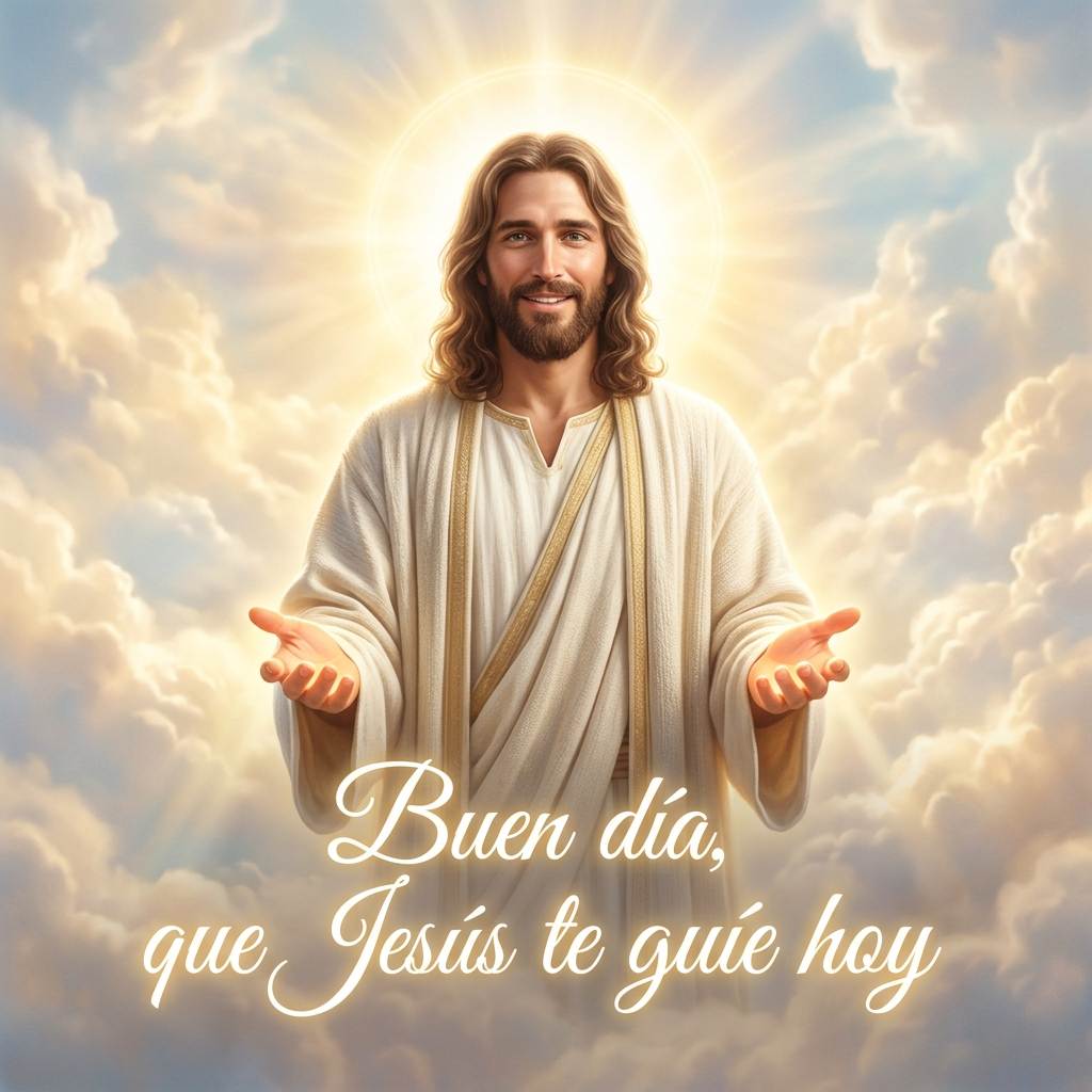 que jesus te guie hoy buenos dias