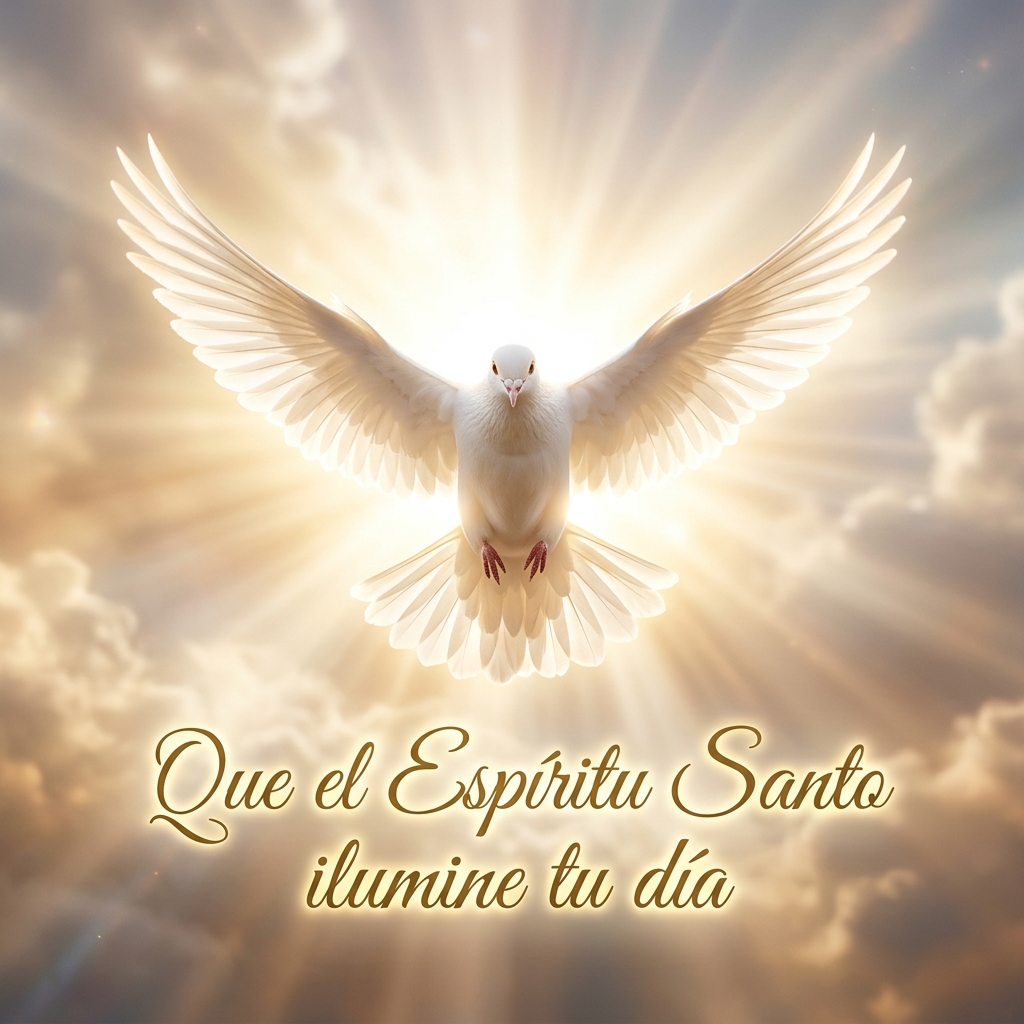 que el espiritu santo ilumine tu dia