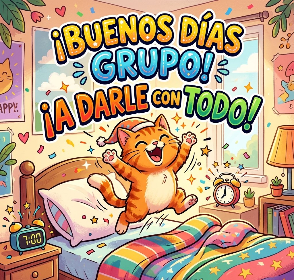 buenos dias grupo whatsapp divertidos