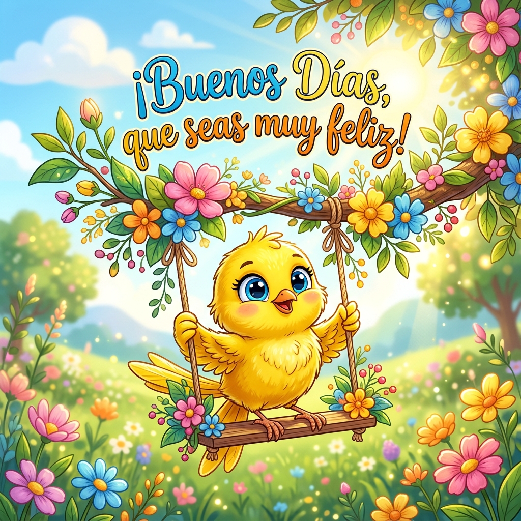 piolin buenos dias muy feliz