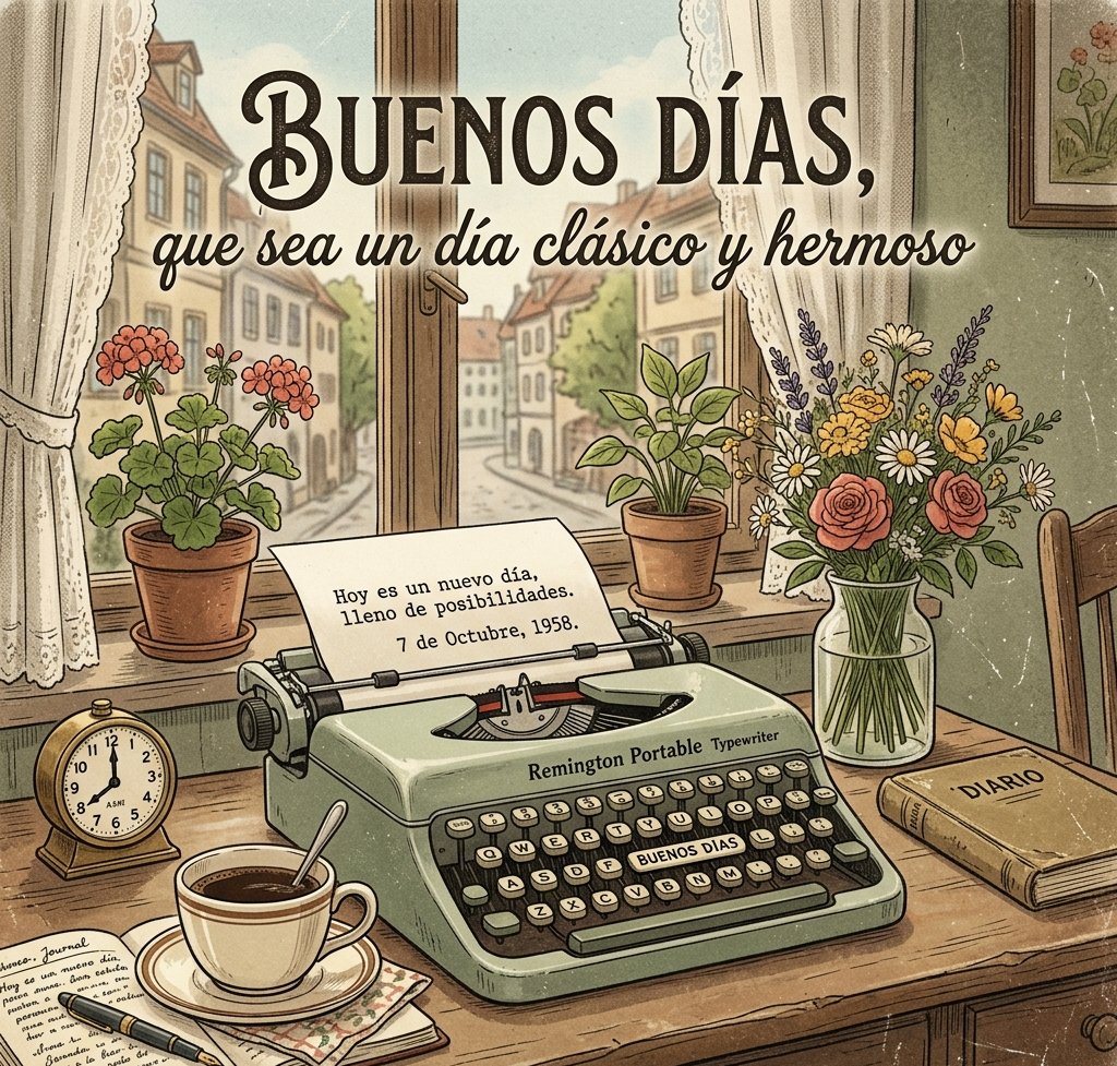buenos dias vintage